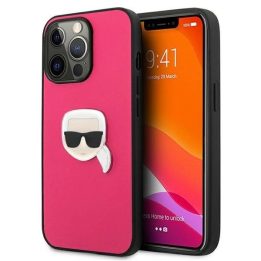 Karl Lagerfeld odinis Ikonik Karl“ dėklas iPhone 13 Pro / 13 (6.1 ) – rožinis