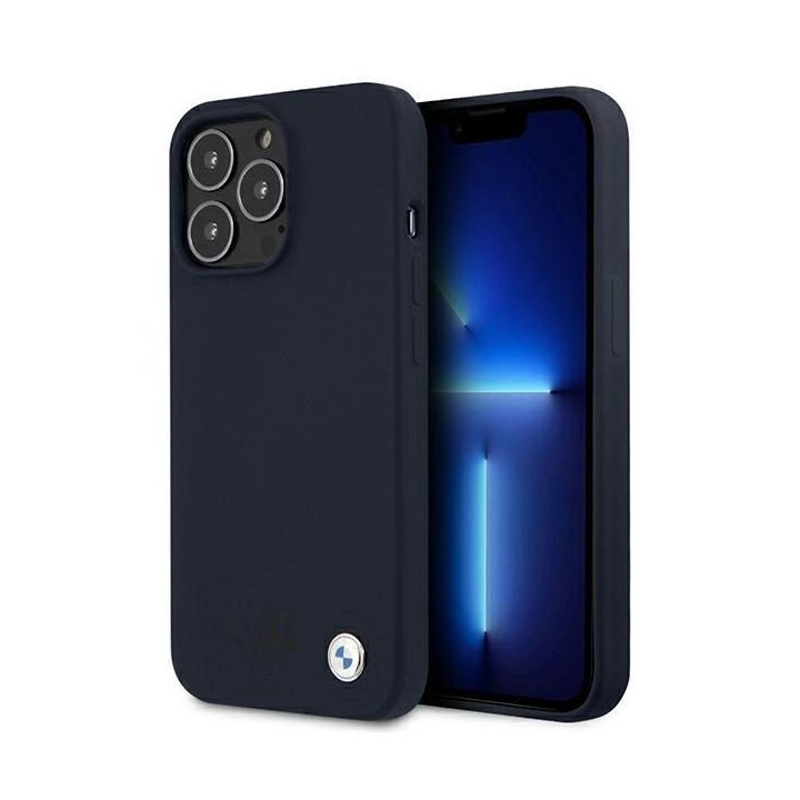 BMW silikoninis dėklas iPhone 13 Pro Max (6.7 ) – tamsiai mėlynas
