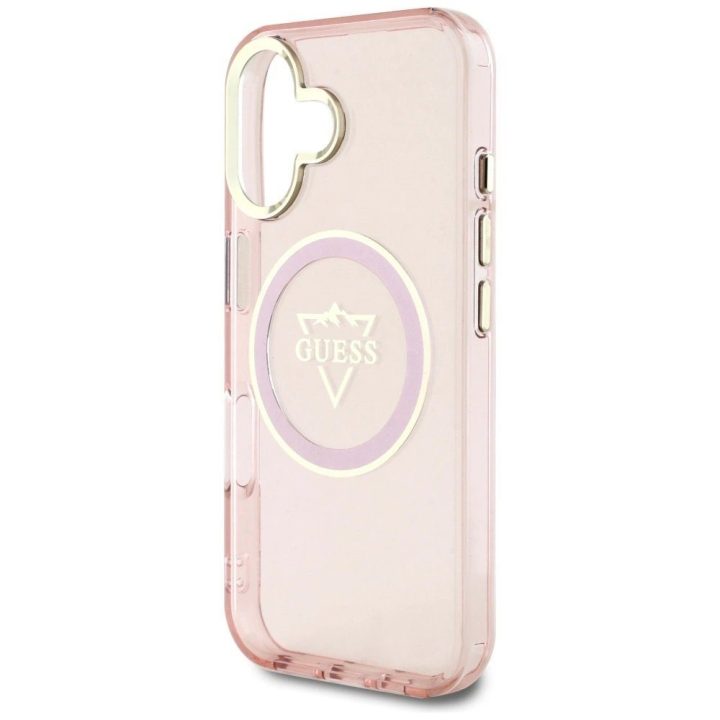 IML Metal Mountain magnetinis iPhone 16 dėklas – rožinis