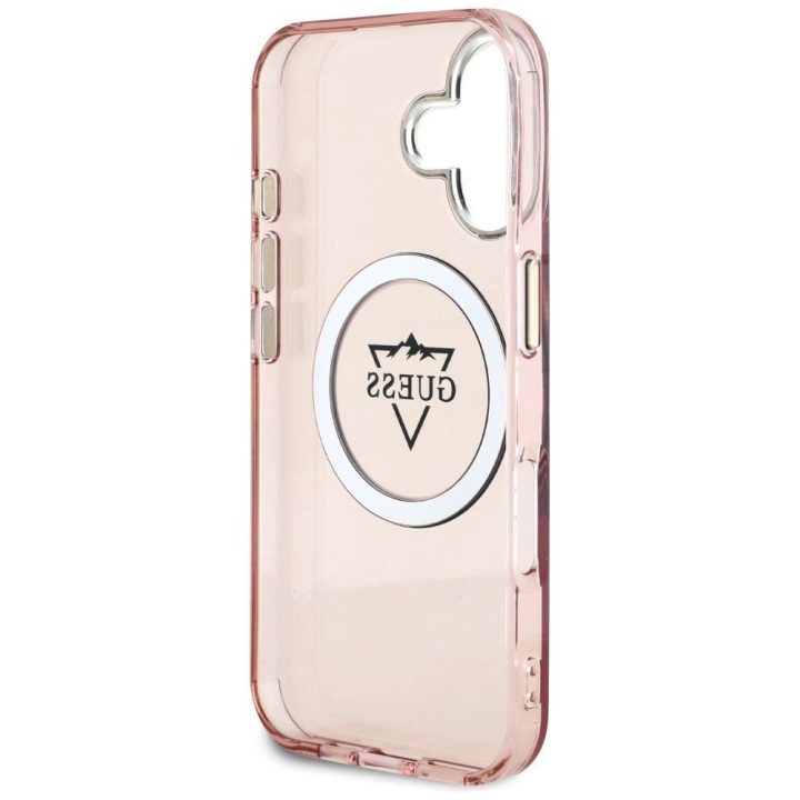 IML Metal Mountain magnetinis iPhone 16 dėklas – rožinis