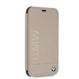 BMW logotipu dekoruotas iPhone Xr dėklas – smėlio spalvos