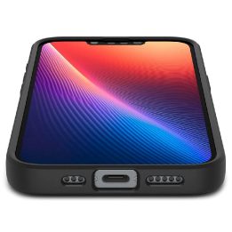 Spigen Liquid Air dėklas iPhone 16e – matinė juoda