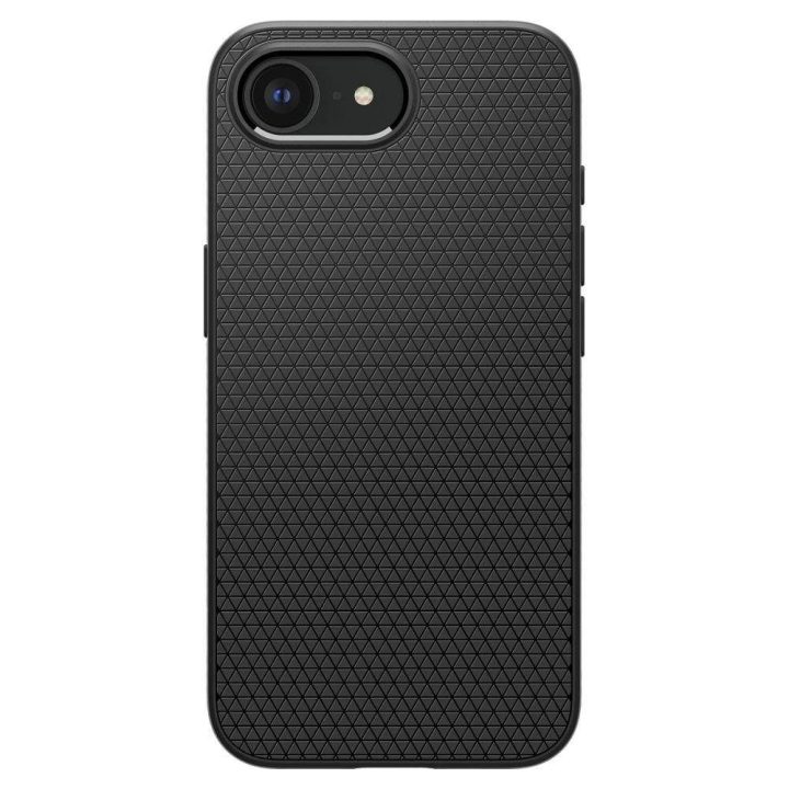 Spigen Liquid Air dėklas iPhone 16e – matinė juoda