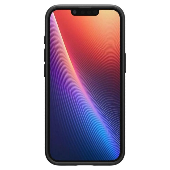 Spigen Liquid Air dėklas iPhone 16e – matinė juoda