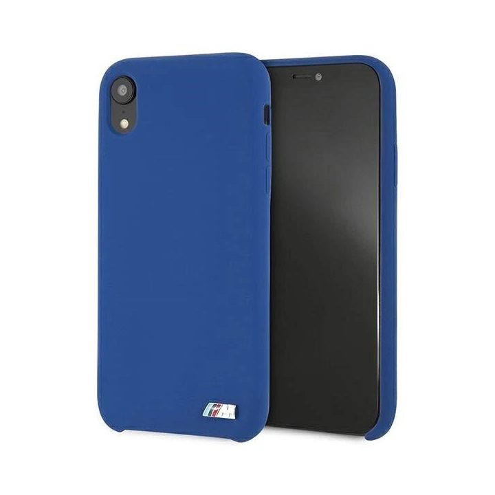 BMW silikoninis dėklas M Collection iPhone Xr, mėlynas