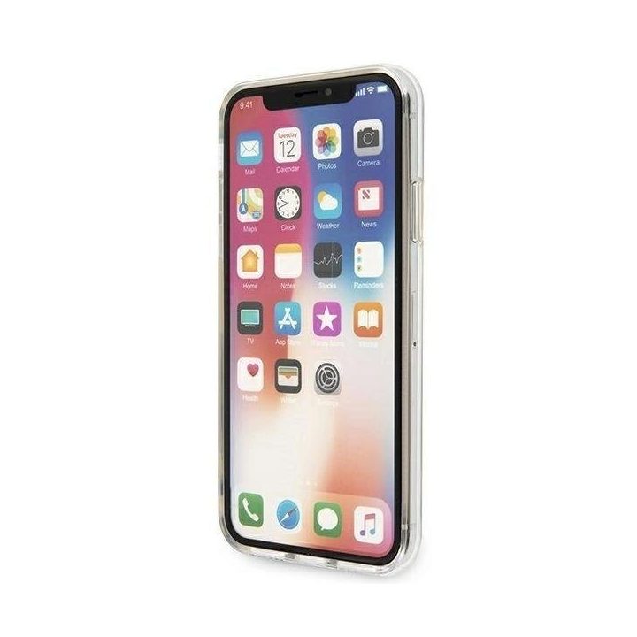 Karl Lagerfeld skaidrus iPhone Xs Max dėklas Karl & Choupette“