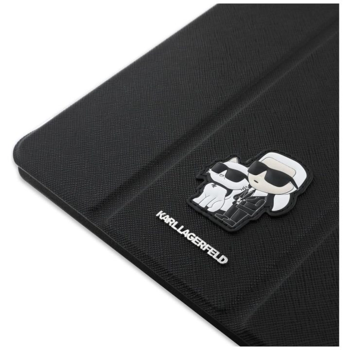 Karl Lagerfeld Saffiano magnetinis dėklas iPad Pro 11 (2024) – juodas