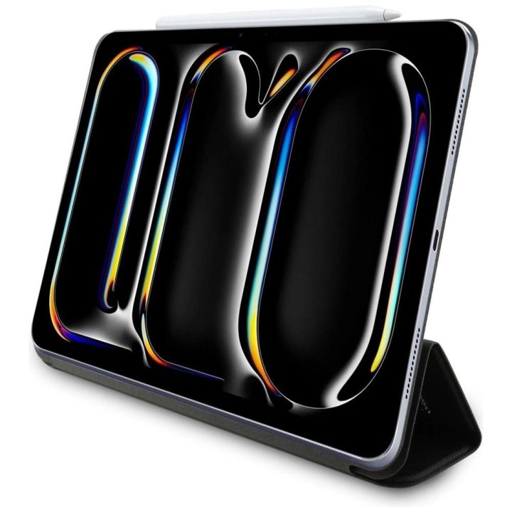 Karl Lagerfeld Saffiano magnetinis dėklas iPad Pro 11 (2024) – juodas