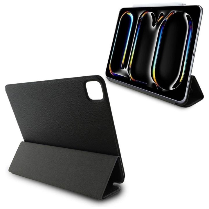 Karl Lagerfeld Saffiano magnetinis dėklas iPad Pro 11 (2024) – juodas