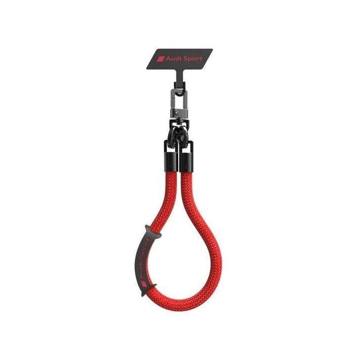 Audi universali kaklo rankinė, 28 cm x 10 mm, raudona