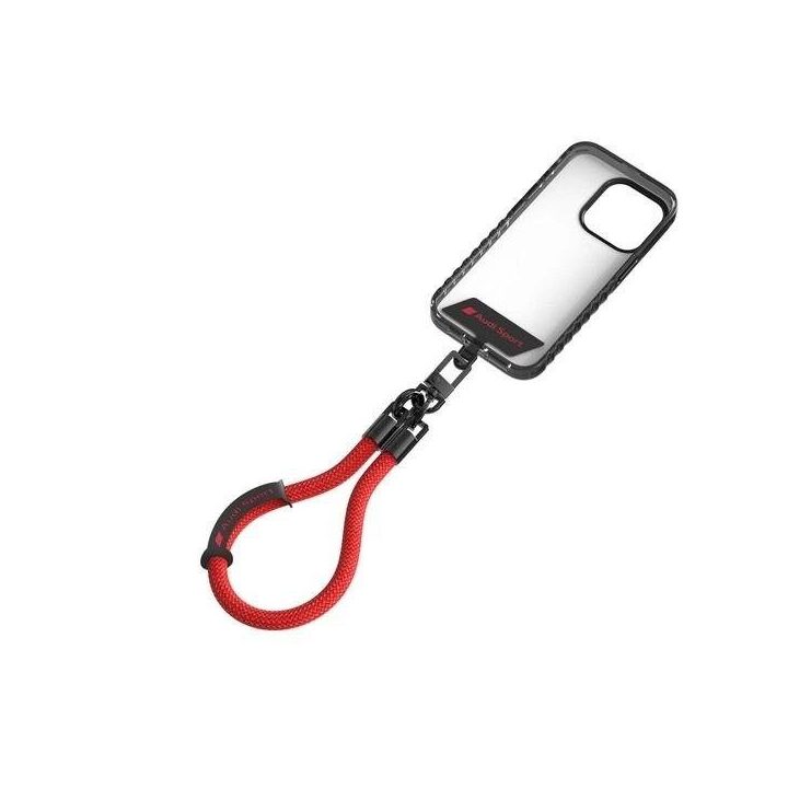 Audi universali kaklo rankinė, 28 cm x 10 mm, raudona