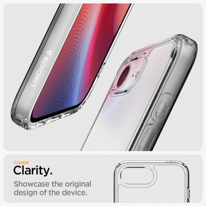 Skaidrus Spigen Ultra Hybrid“ dėklas iPhone 16e“