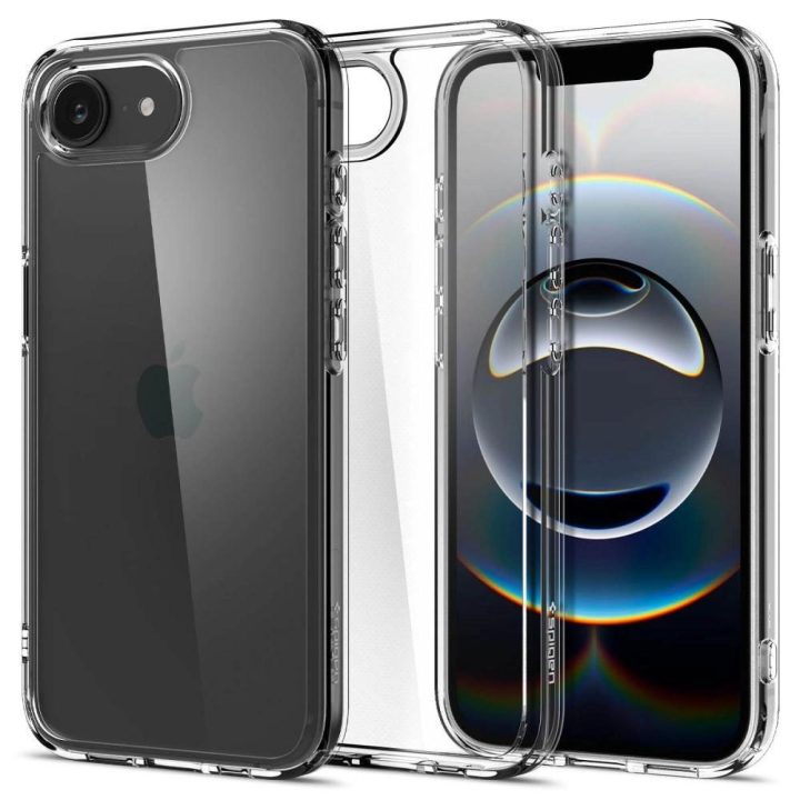 Skaidrus Spigen Ultra Hybrid“ dėklas iPhone 16e“