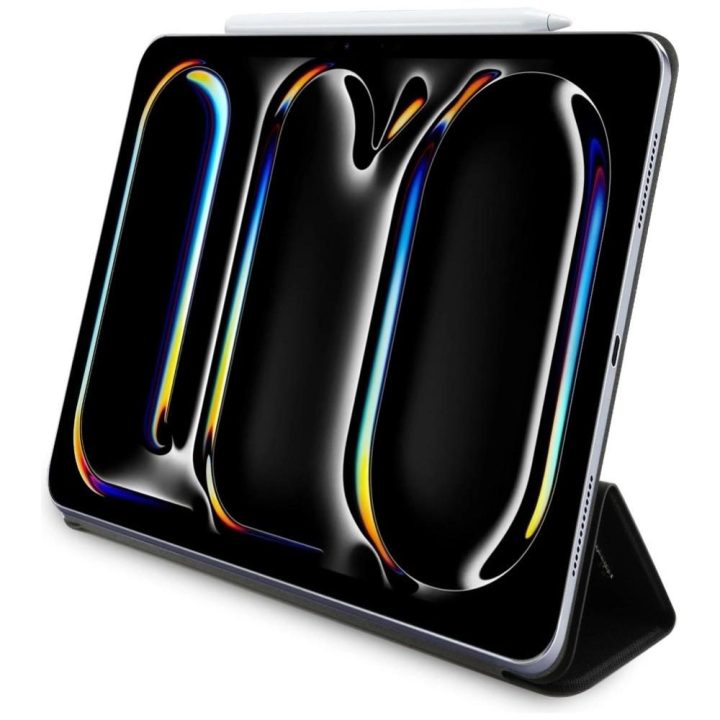 Karl Lagerfeld Saffiano magnetinis dėklas iPad Pro 13 2024 – juodas