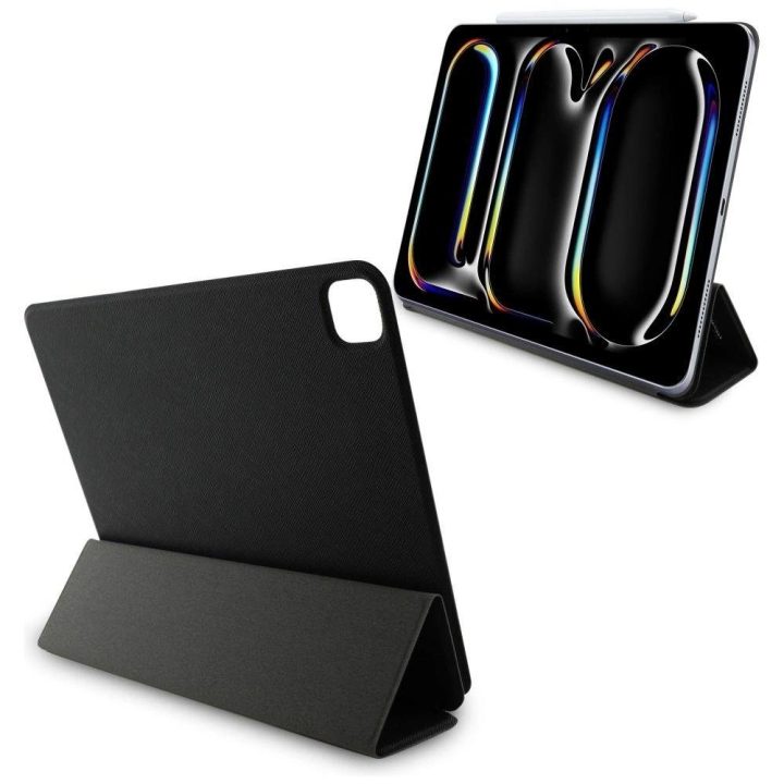 Karl Lagerfeld Saffiano magnetinis dėklas iPad Pro 13 2024 – juodas