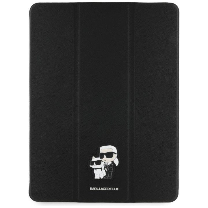 Karl Lagerfeld Saffiano magnetinis dėklas iPad Pro 13 2024 – juodas