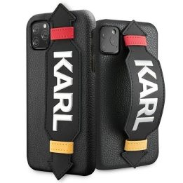 Karl Lagerfeld juodas dirželio dėklas iPhone 11 Pro (5.8 )