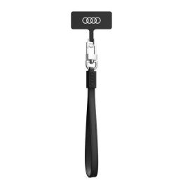 Audi odinė universali crossbody virvelė, juoda, 28 cm x 10 mm