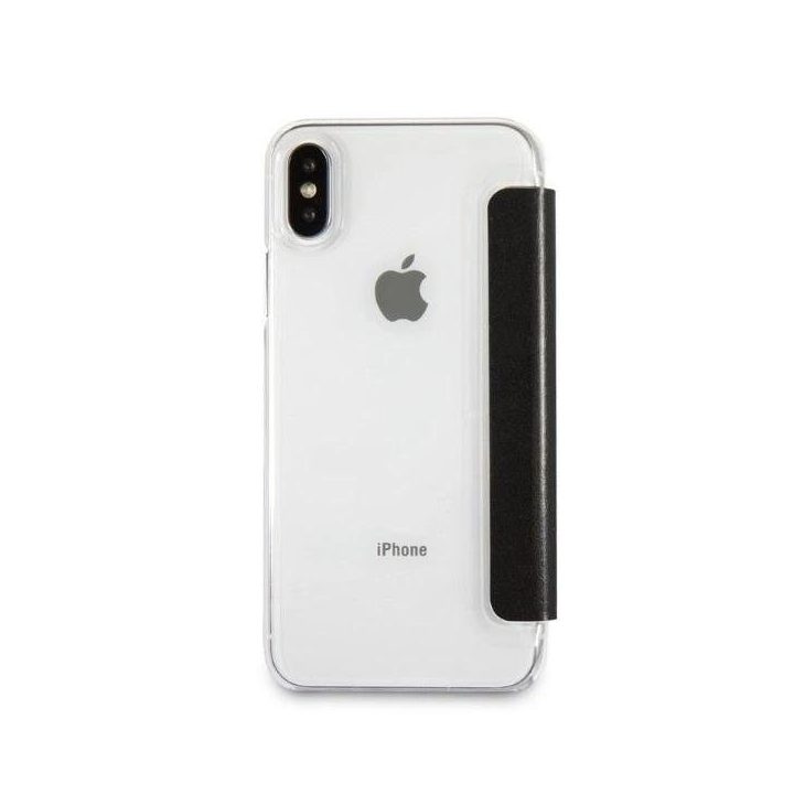 Karl Lagerfeld blizgus juodas iPhone X/Xs dėklas
