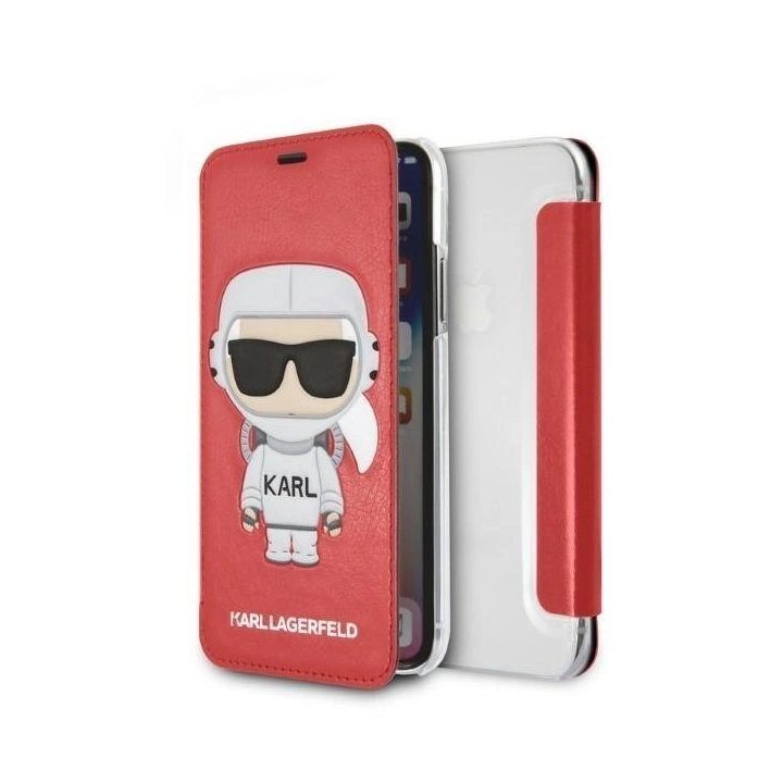 Karl Lagerfeld Space Cosmonaut iPhone X/XS dėklas - raudonas