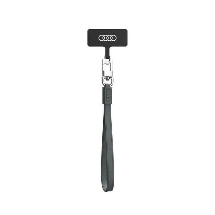 Audi odinė universali kaklo juostelė, pilka, 28 cm x 10 mm