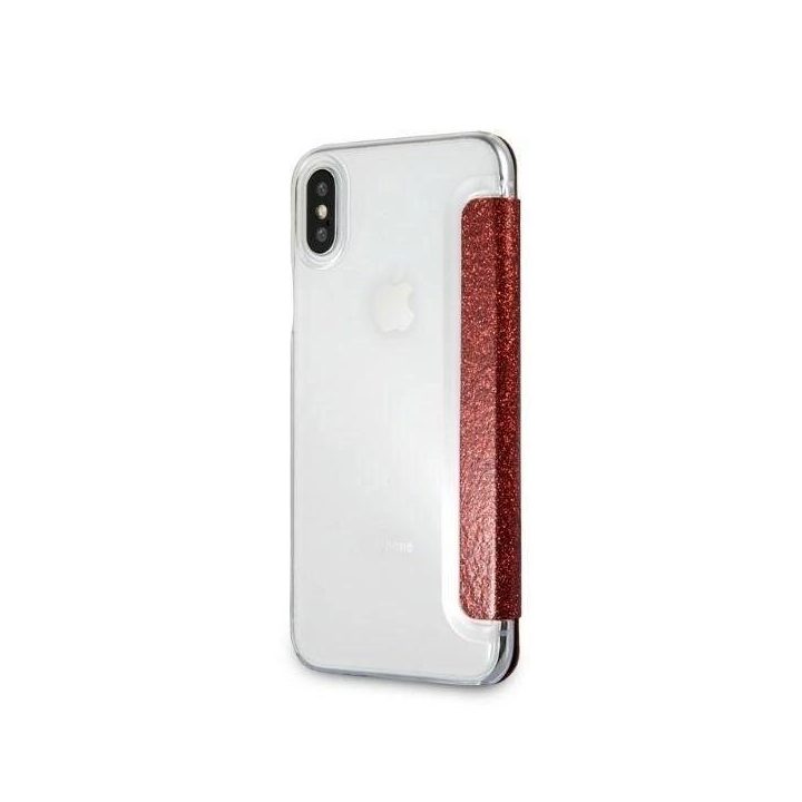 Karl Lagerfeld raudonas iPhone X/XS dėklas Valentine