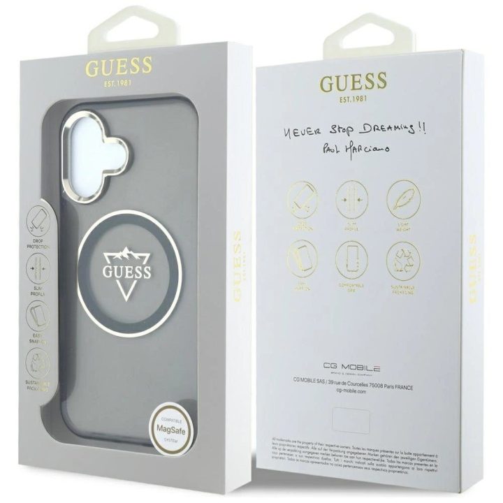 IML Metal Mountain MagSafe dėklas iPhone 16 - juodas