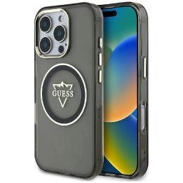 IML metalinė kalnų dizaino MagSafe iPhone 16 Pro Max dėklas - juodas