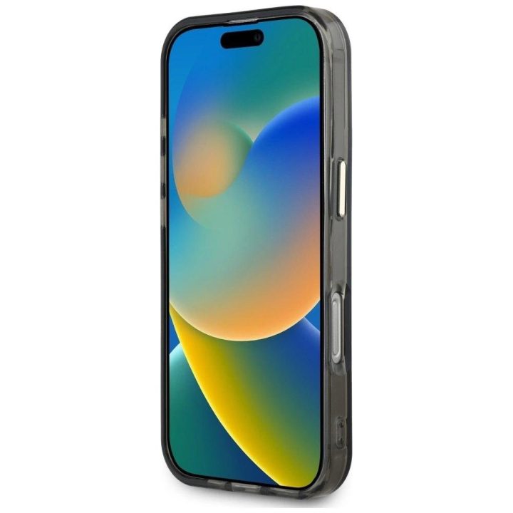 IML metalinė kalnų dizaino MagSafe iPhone 16 Pro Max dėklas - juodas
