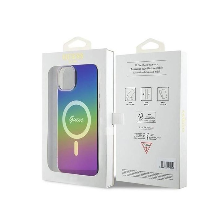 IML perlamutrinis MagSafe dėklas iPhone 15/14/13 (6.1 ) - įvairiaspalvis
