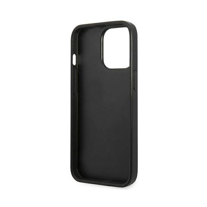Karl Lagerfeld oranžinis perforuotas iPhone 13 Pro Max dėklas