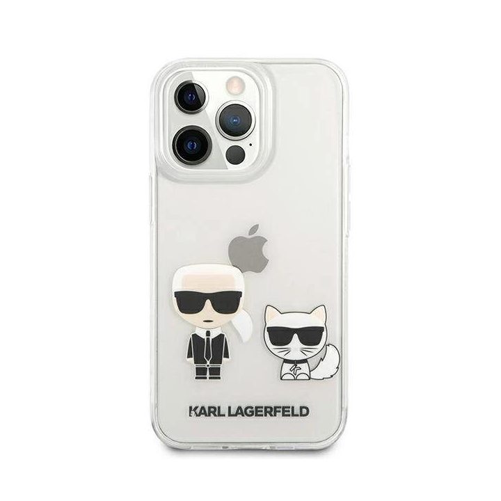 Karl Lagerfeld Karl & Choupette skaidrus dėklas iPhone 13 Pro Max 6.7