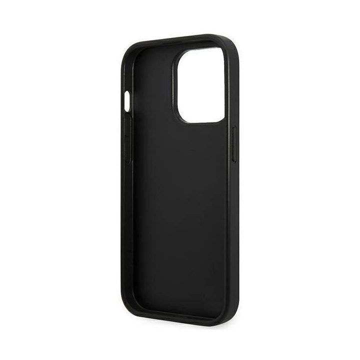 Karl Lagerfeld pilkas Saffiano dėklas iPhone 14 Pro Max