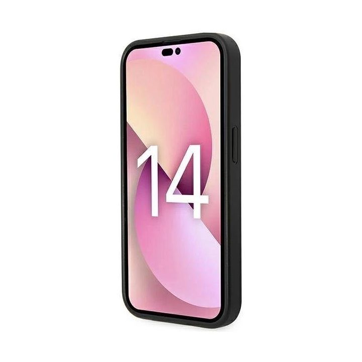 Karl Lagerfeld pilkas Saffiano dėklas iPhone 14 Pro Max