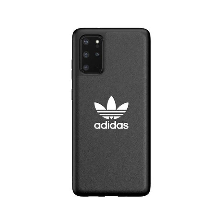 Adidas juodas dėklas Samsung Galaxy S20+ su Trefoil logotipu