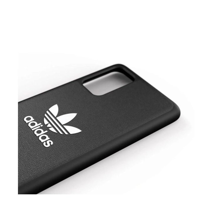 Adidas juodas dėklas Samsung Galaxy S20+ su Trefoil logotipu