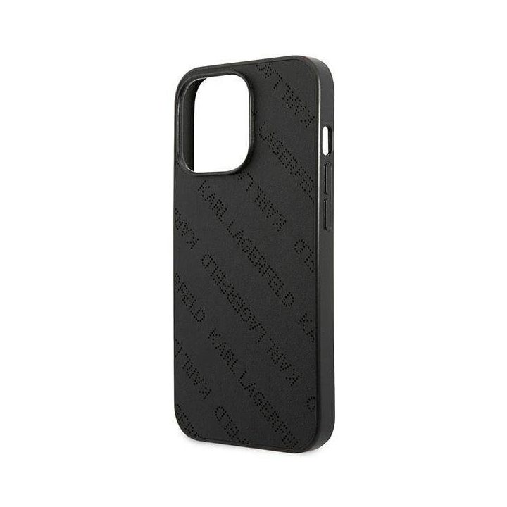 Karl Lagerfeld perforuotas dėklas iPhone 13 Pro / 13 (6.1 ) – juodas