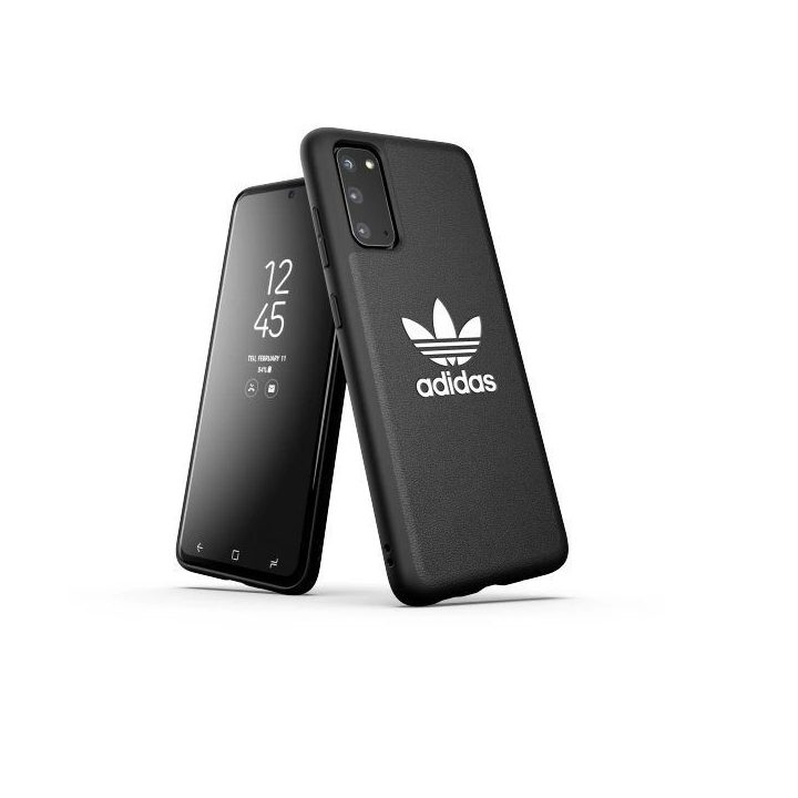 Adidas juodas dėklas Samsung Galaxy S20 Trefoil