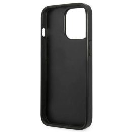 Karl Lagerfeld Saffiano stiliaus dėklas iPhone 13 Pro / 13 (6.1 ) – sidabrinis