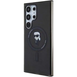 Karl Lagerfeld Ikonik MagSafe dėklas Samsung Galaxy S24 Ultra - juodas