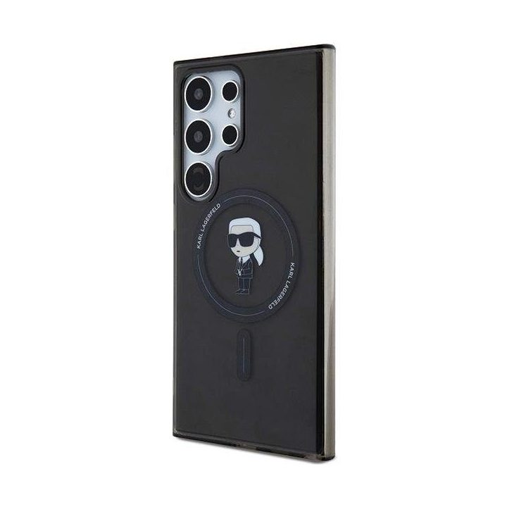 Karl Lagerfeld Ikonik MagSafe dėklas Samsung Galaxy S24 Ultra - juodas