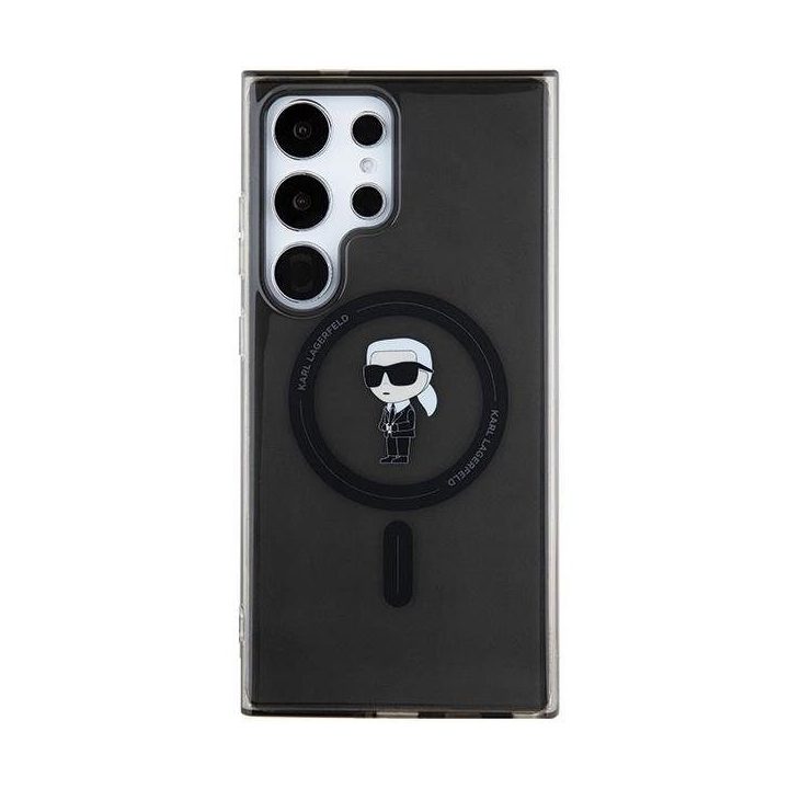 Karl Lagerfeld Ikonik MagSafe dėklas Samsung Galaxy S24 Ultra - juodas