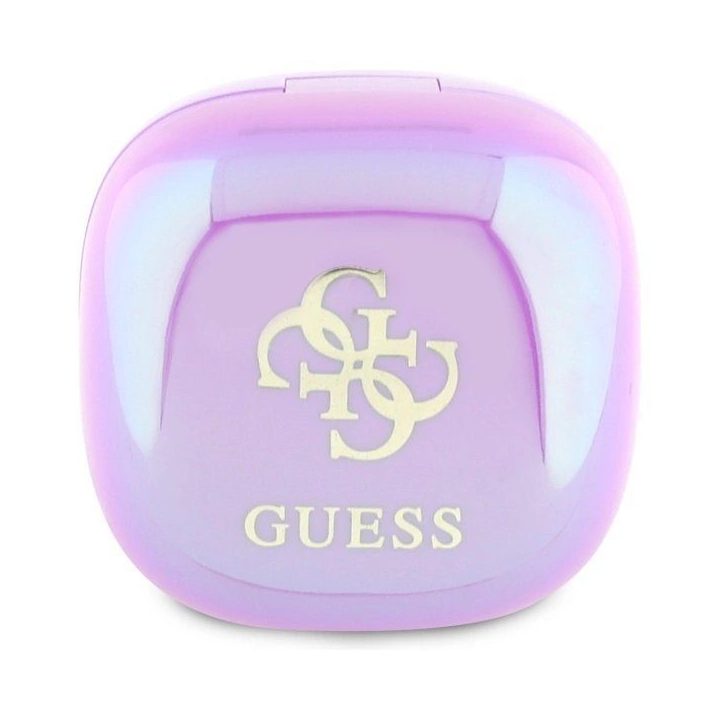 Guess belaidės Bluetooth TWS ausinės su įkrovimo stotele - violetinės