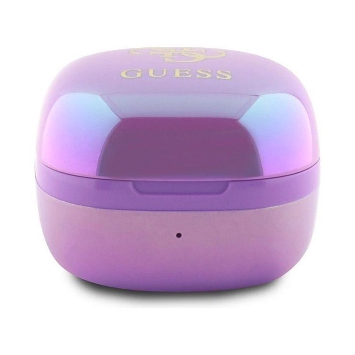 Guess belaidės Bluetooth TWS ausinės su įkrovimo stotele - violetinės