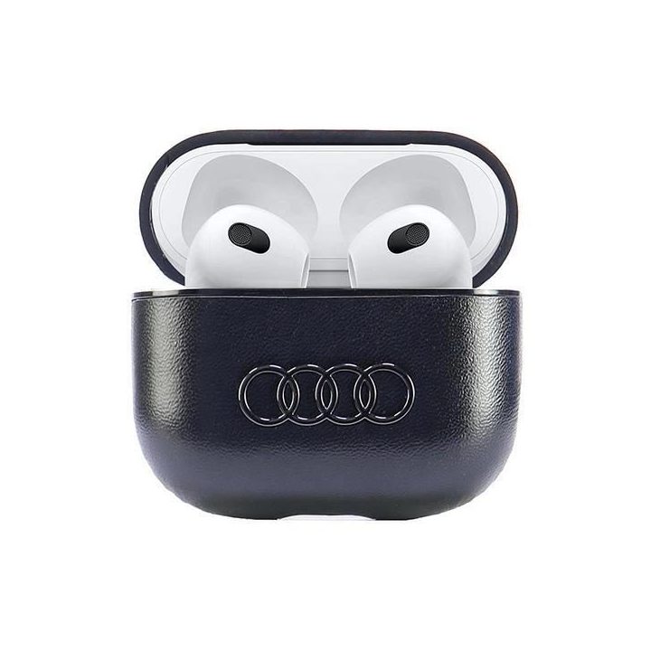 Audi odinis dėklas su logotipu AirPods 3 – juodas