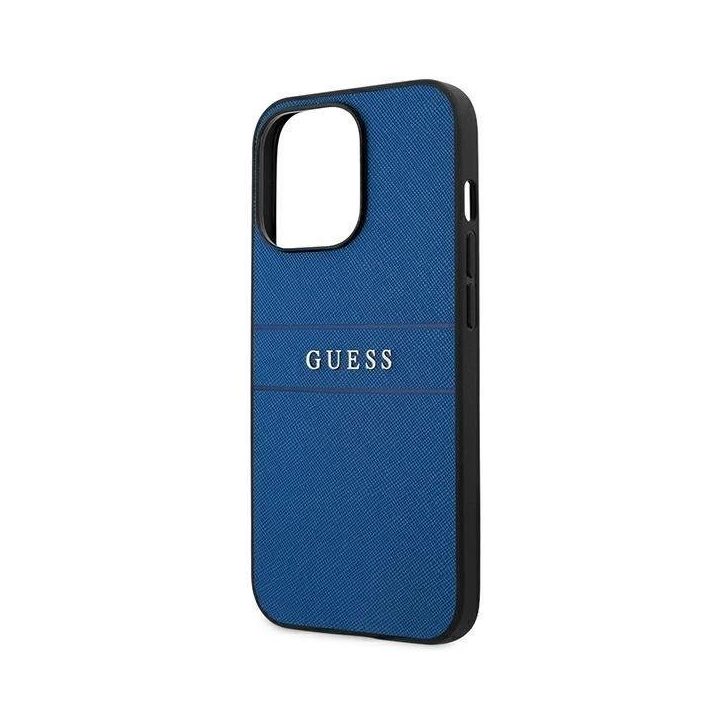 Guess Saffiano dirželio dėklas iPhone 13 Pro Max (6.7 ) – mėlynas