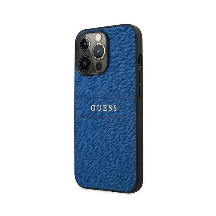 Guess Saffiano dirželio dėklas iPhone 13 Pro Max (6.7 ) – mėlynas