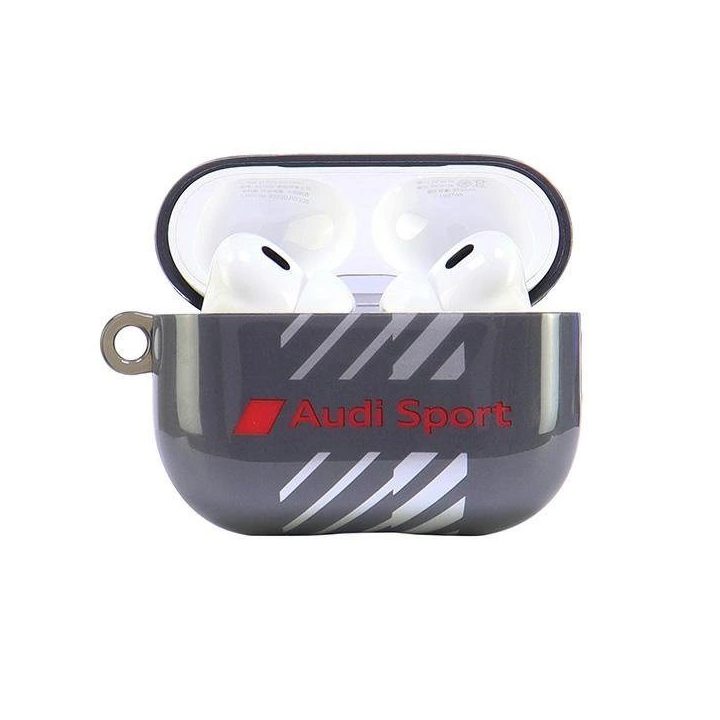 Audi sportinis dėklas AirPods Pro 2 ausinėms – juodas
