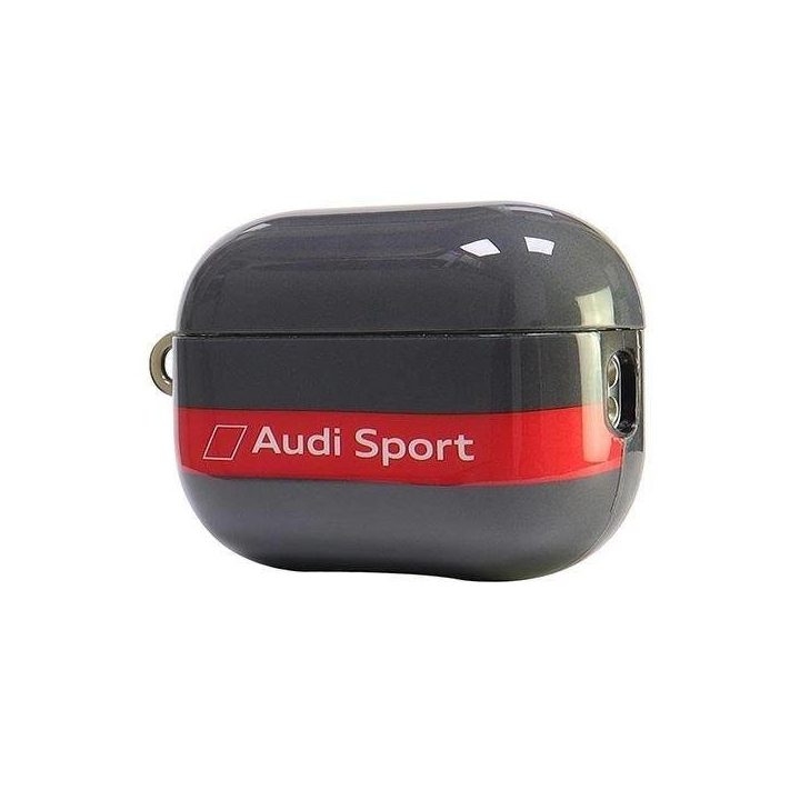 Audi sportinis dėklas AirPods Pro 2 ausinėms – pilkas