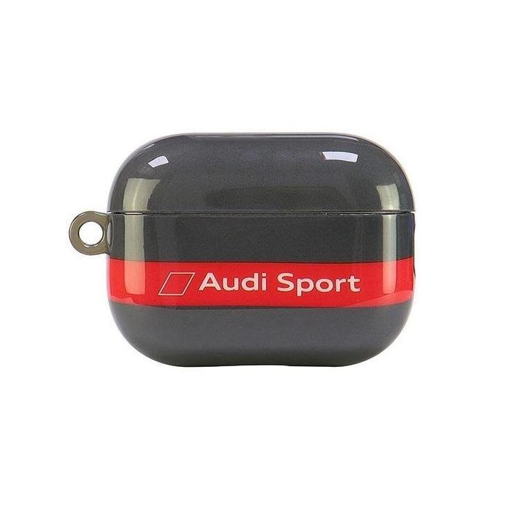 Audi sportinis dėklas AirPods Pro 2 ausinėms – pilkas